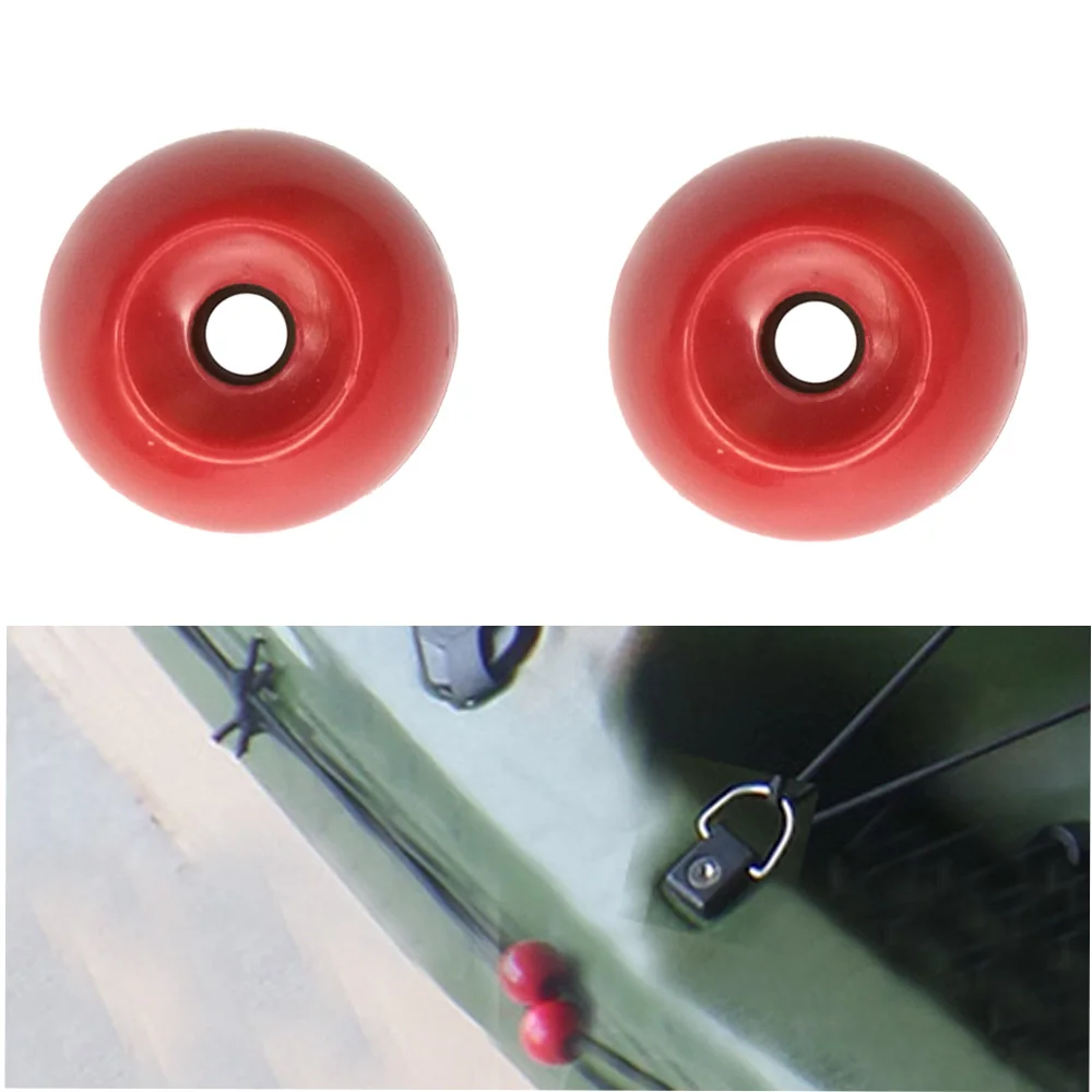 Fishing Kayak Storage Bag - Kayak Rope Cord END Red Balls
