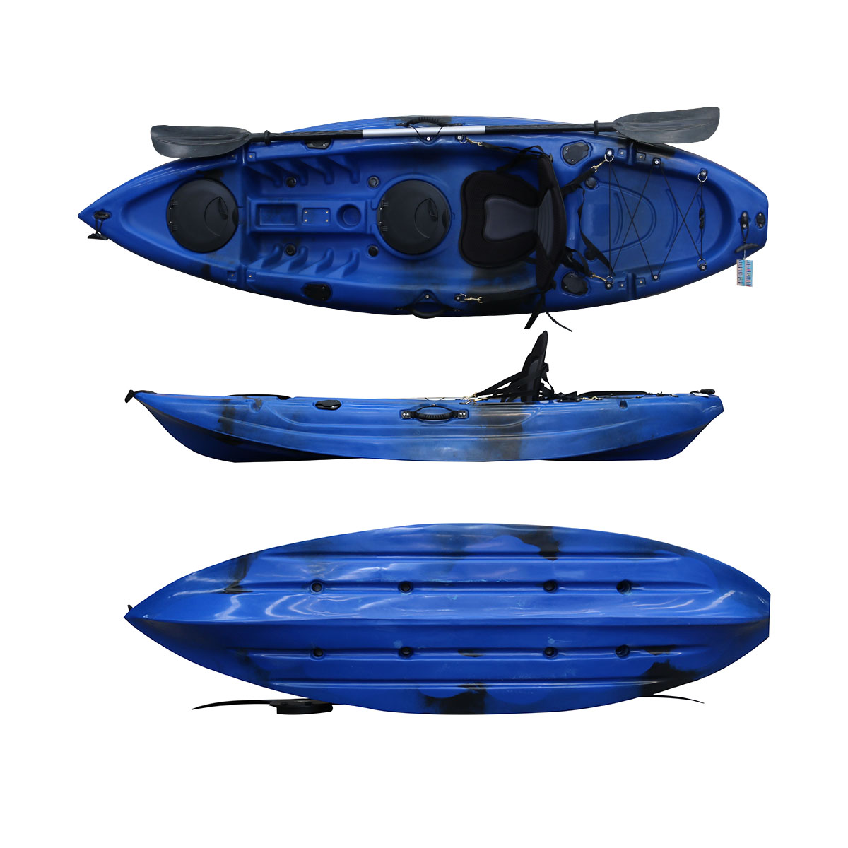 Fishing Kayak Paddle - Fishing Kayak Plastic Single Paddle Fishing
