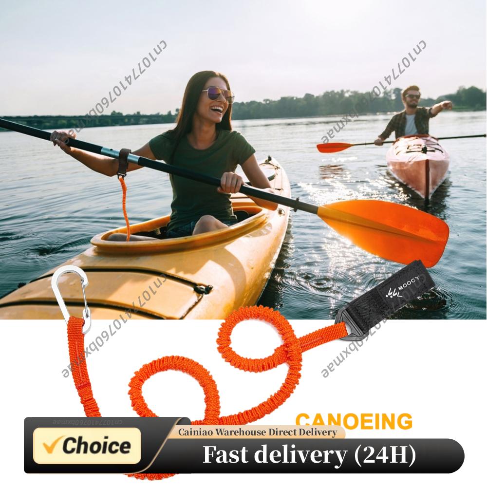 Fishing Kayak Paddle Leash - Elastic Kayak Canoe Paddle Leash Safety