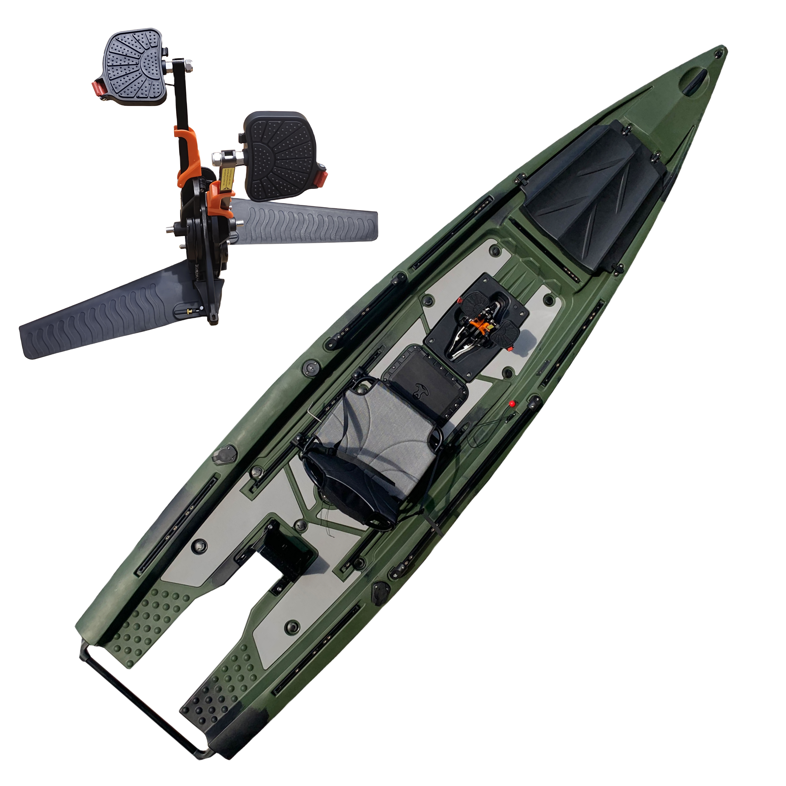 Fishing Kayak Sit On Top - New Develop 4m Single Skiff Boat