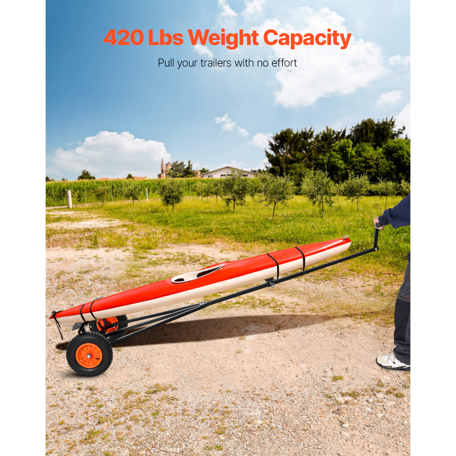 SucceBuy 420lbs Boat Trailer D - đánh giá và giá Fishing Kayak Sit On Top