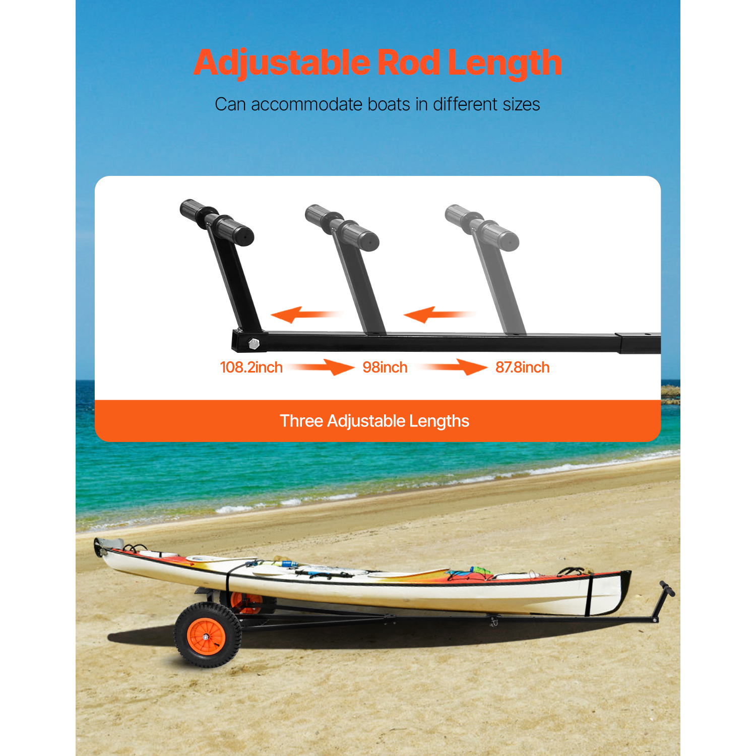 SucceBuy 420lbs Boat Trailer D - đánh giá và giá Fishing Kayak Sit On Top