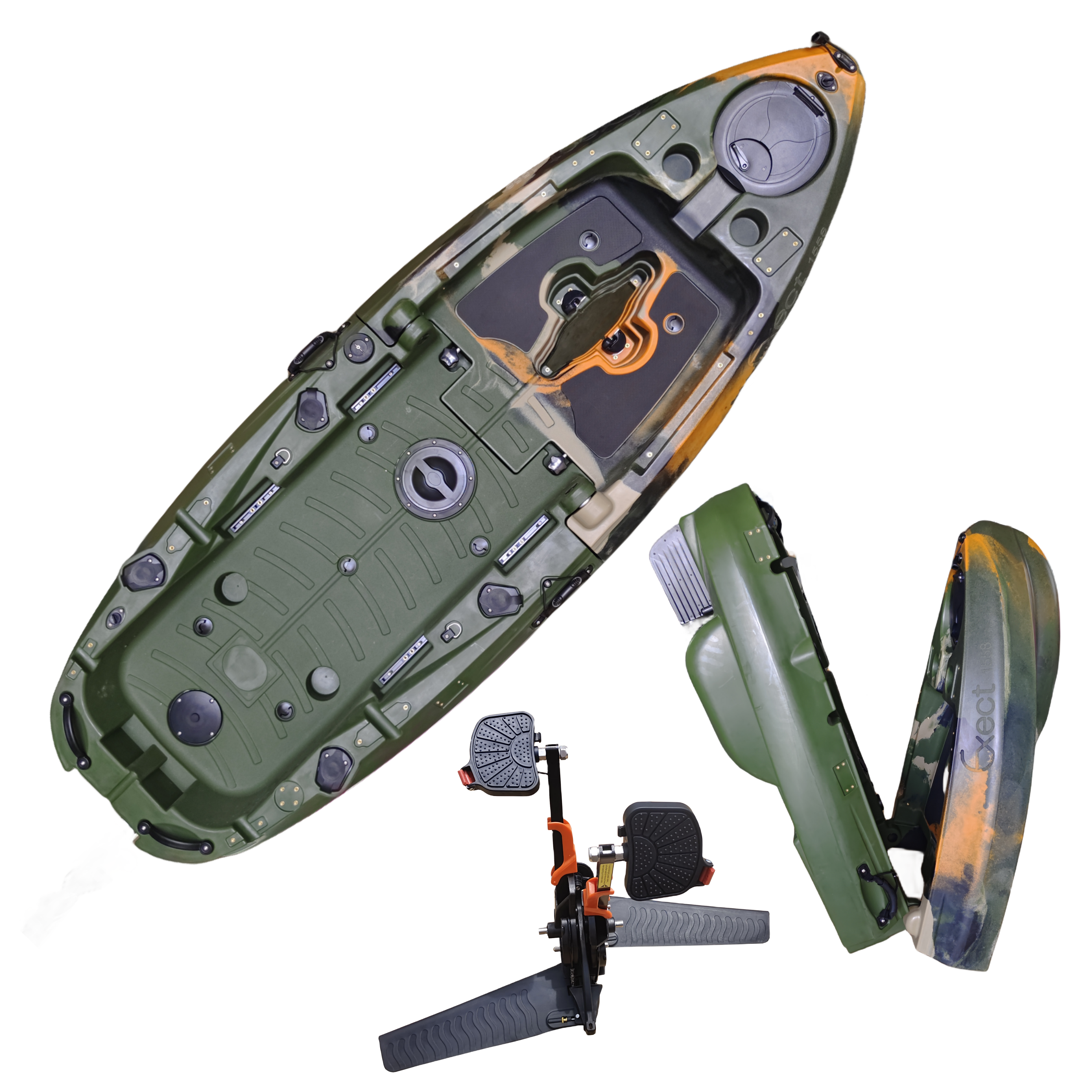 Plastic Kayak Pedal Kayak Fish - đánh giá và giá Fishing Kayak Seat