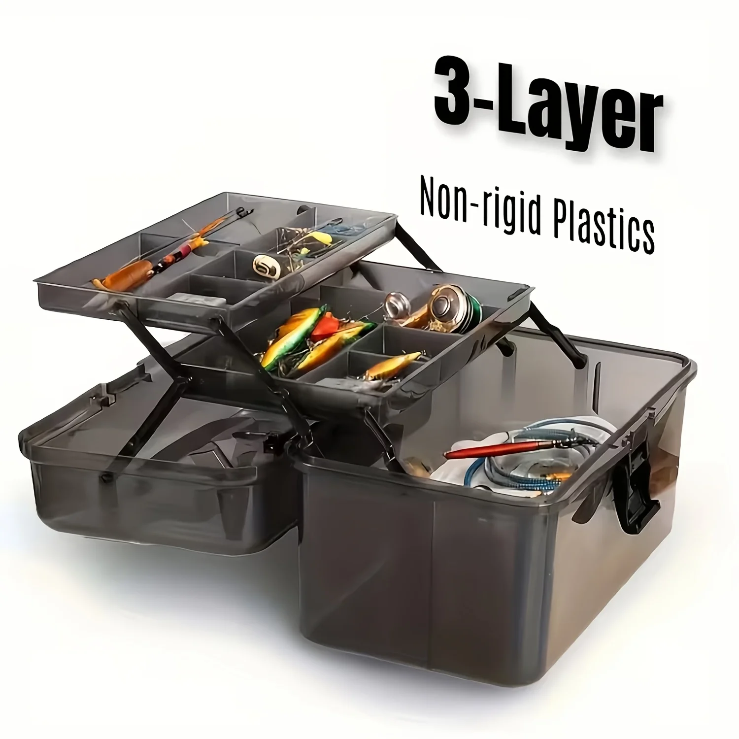 Durable PE Fishing Gear Box |  - đánh giá và giá Fishing Kayak Crate