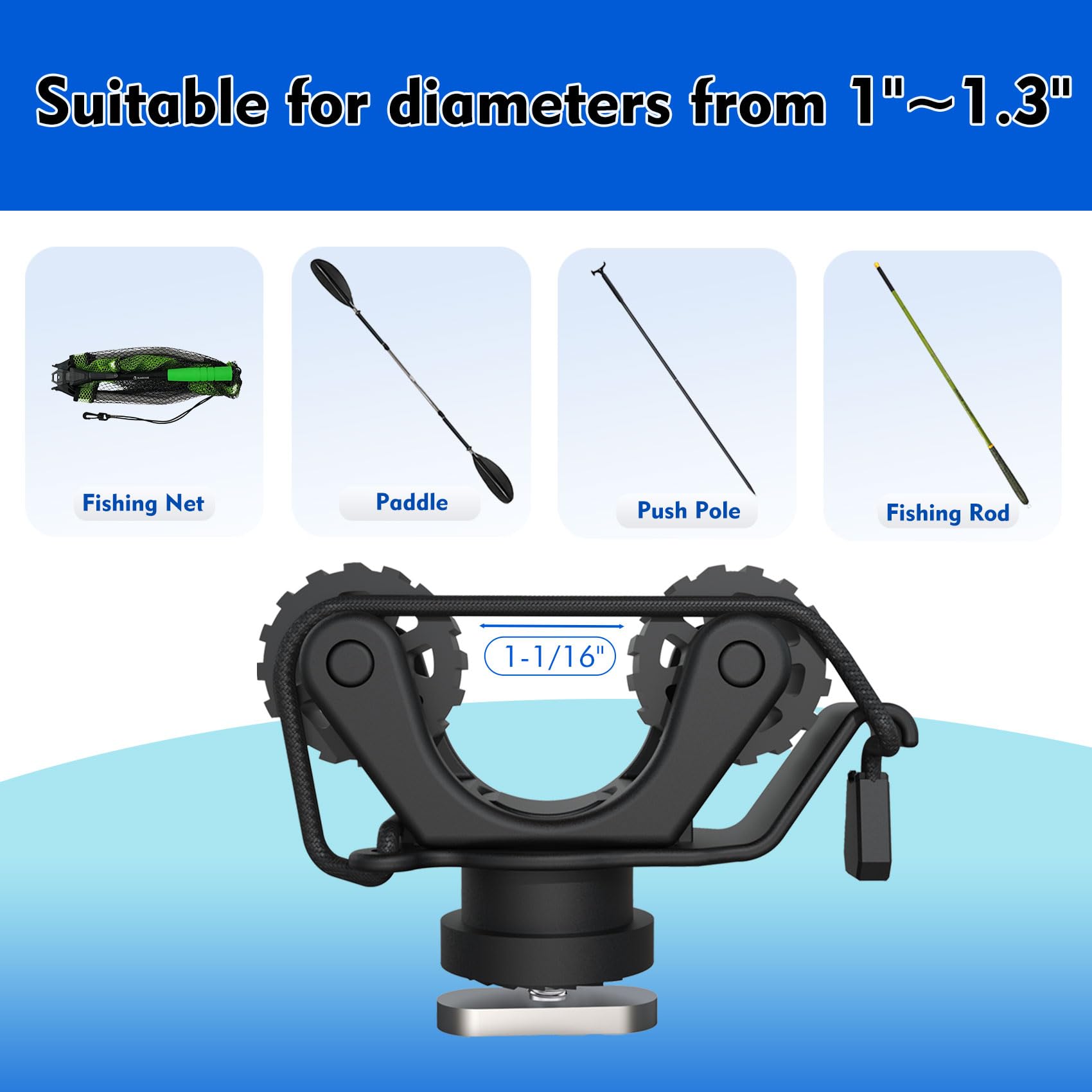Kayak Rail Paddle Holder Kayak - đánh giá và giá Fishing Kayak Storage Bag