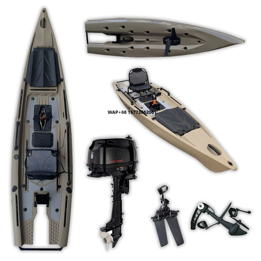 A 6hp 2022 13.12ft Solo Skiff  - đánh giá và giá Fishing Kayak Pedal Drive