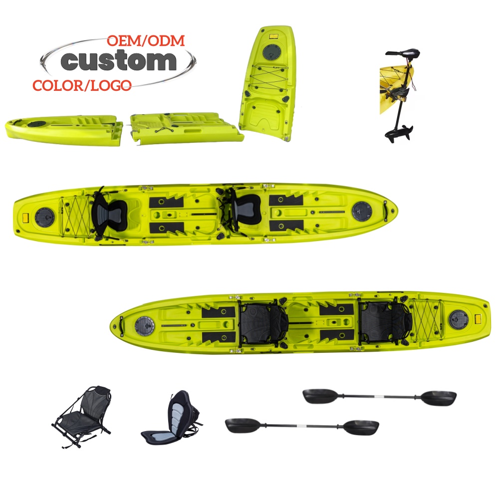 New Modular Tandem Double Sit- - đánh giá và giá Fishing Kayak Paddle