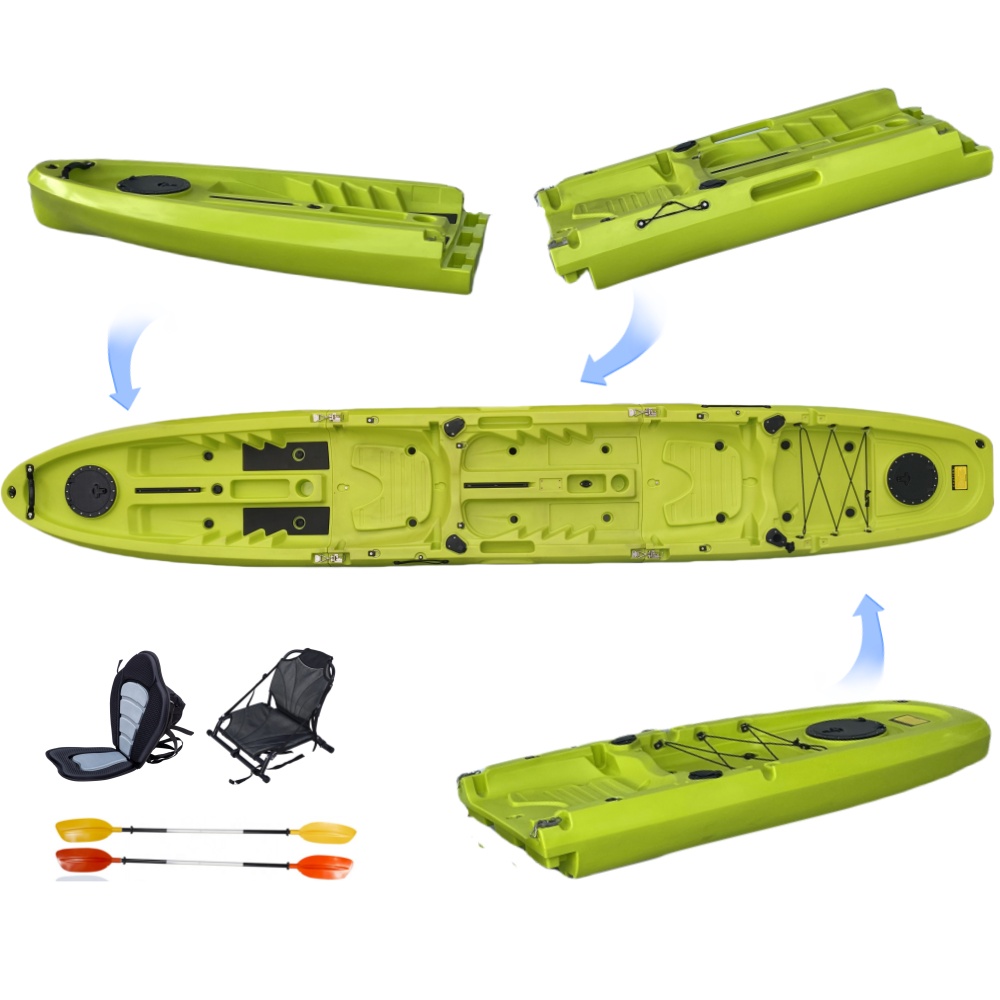 New Modular Tandem Double Sit- - đánh giá và giá Fishing Kayak Paddle