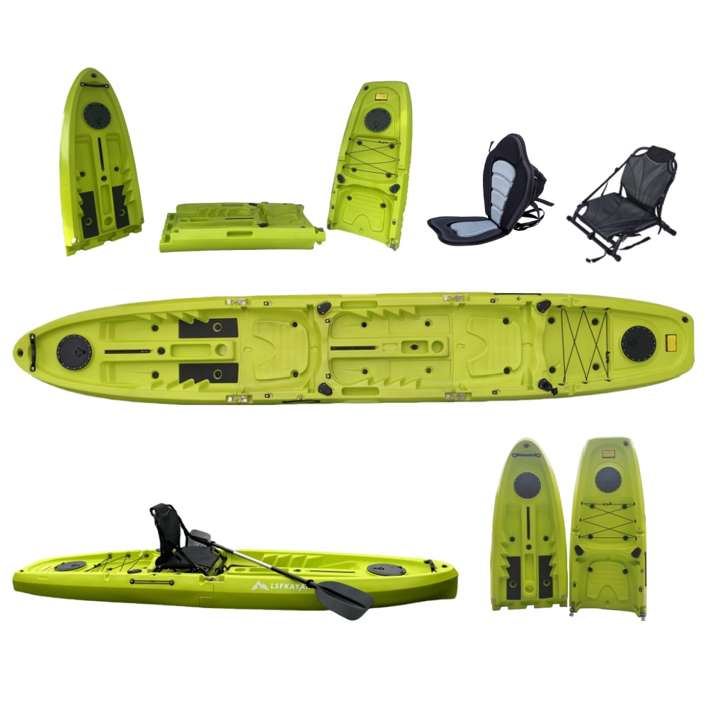 New Modular Tandem Double Sit- - đánh giá và giá Fishing Kayak Paddle
