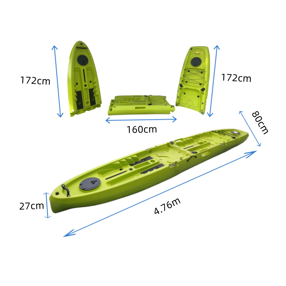 New Modular Tandem Double Sit- - đánh giá và giá Fishing Kayak Paddle